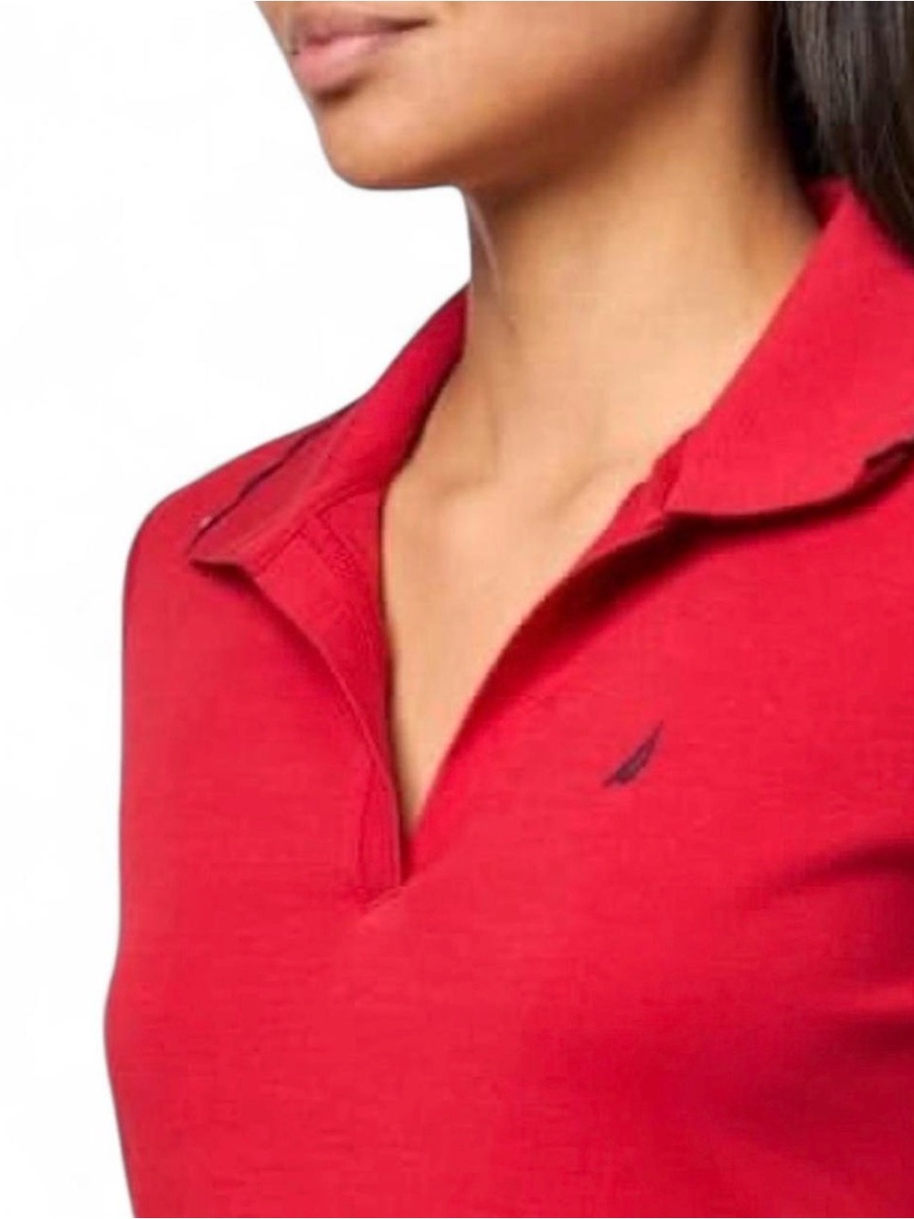 Nautica Bright Red Polo Dress View 2